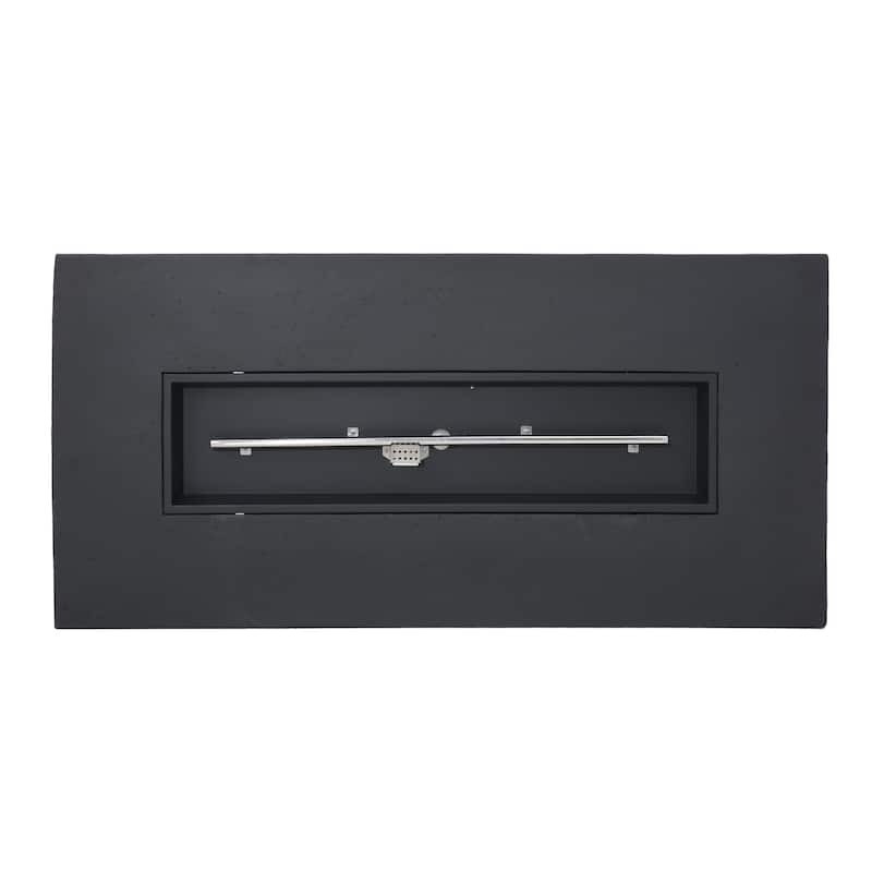 Christopher Knight Home Aidan Outdoor 50,000 BTU Rectangular Fire Pit (Tank Holder Not Included)