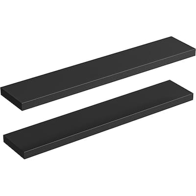 Floating Shelves, Wall Shelf Set of 2, 47.2 Inch Hanging Shelf - 7.9"D x 47.2"W x 1.5"H