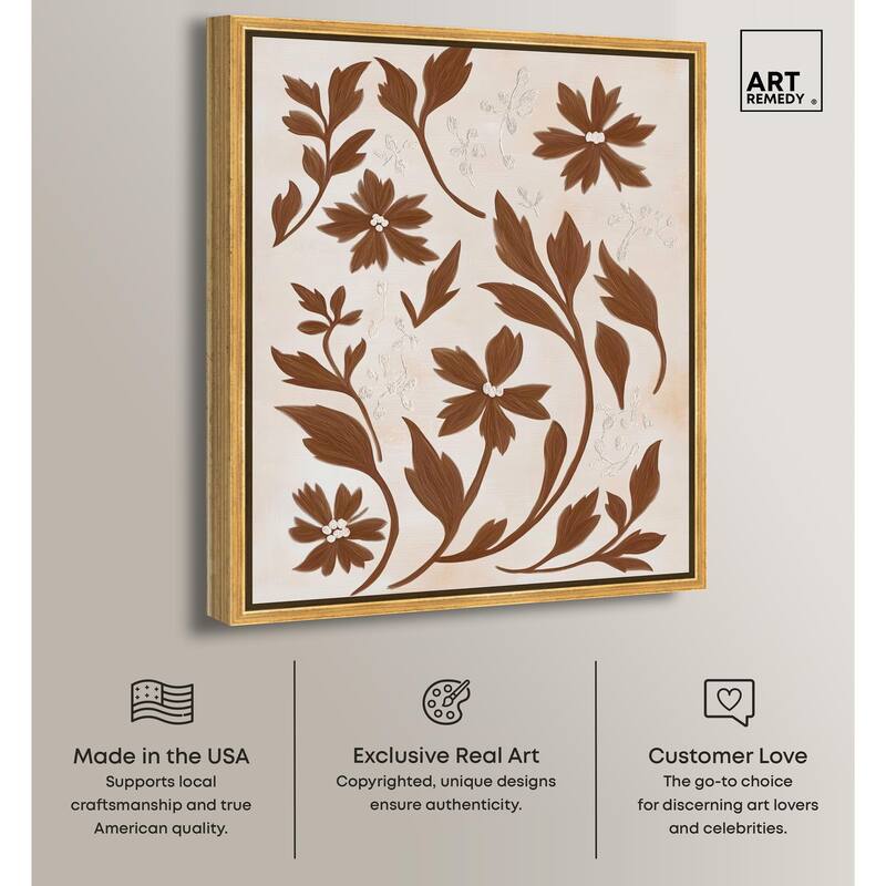Sepia Sepal II Canvas by Art Remedy