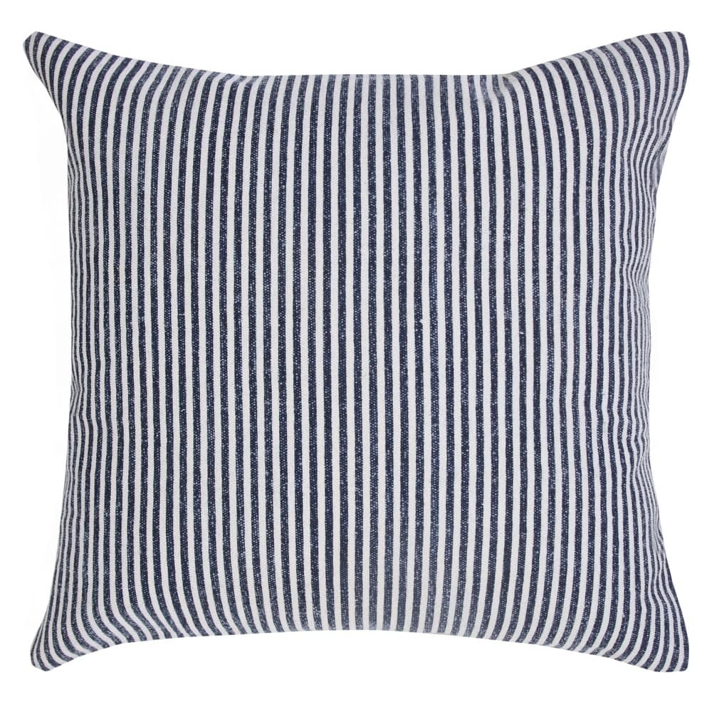 Sevita Simple Stonewash Stripe Throw Pillow, Single or Set of 2