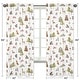preview thumbnail 5 of 3, Sweet Jojo Designs Woodland Forest Animals Boy Girl Gender Neutral Unisex 84in. Window Treatment Curtain Panel Drapes Pair Bear
