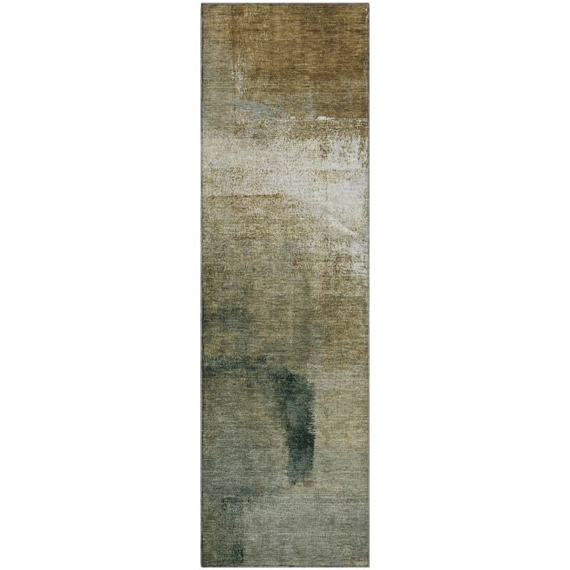 Premium Washable Super Soft Brushstrokes Abstract Mayfield Rug