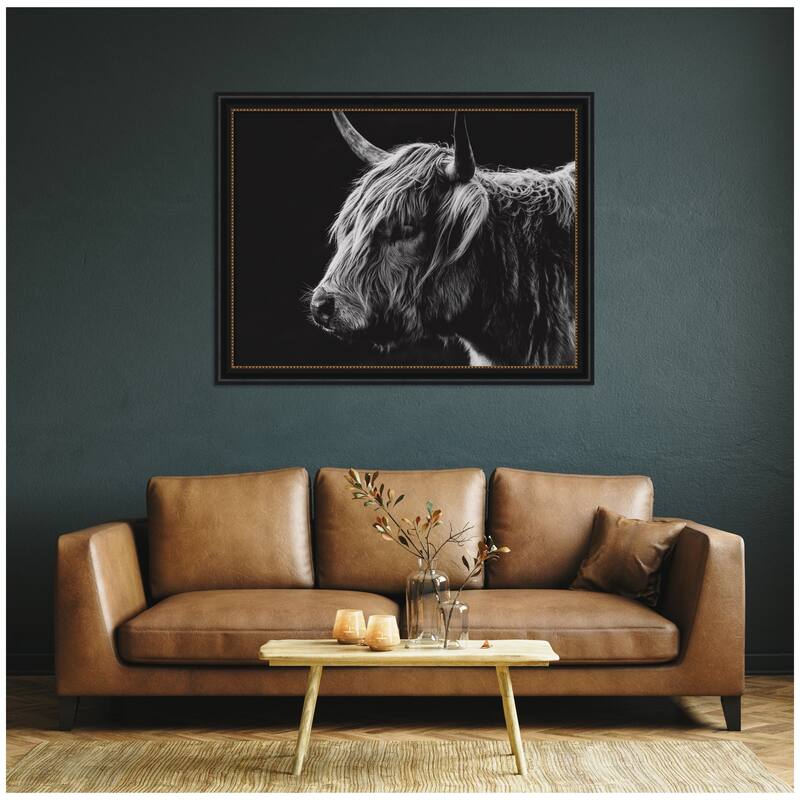 Kate and Laurel Scottish Highland by Crystal Lynn Collins Framed Wall Art Print