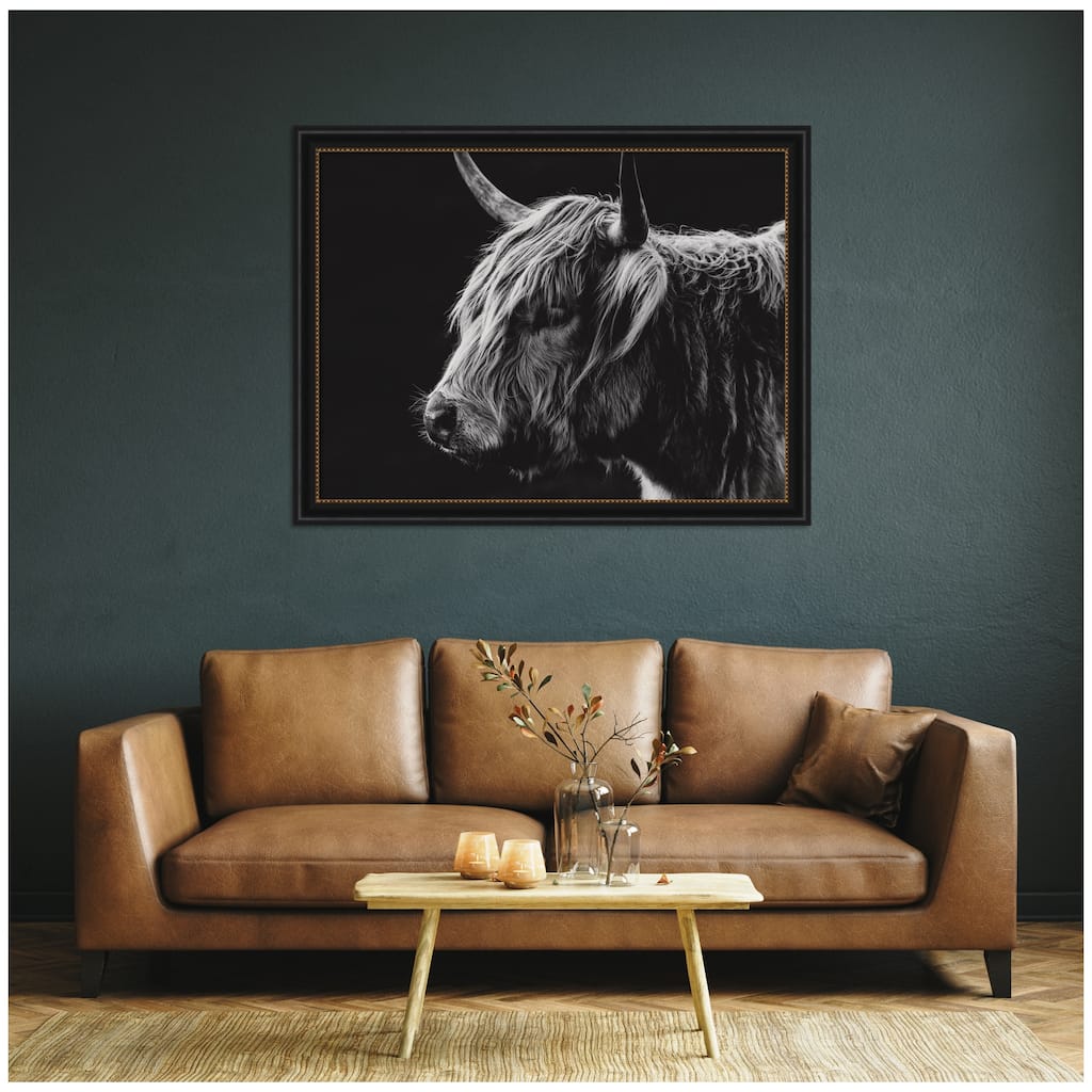 Kate and Laurel Scottish Highland by Crystal Lynn Collins Framed Wall Art Print