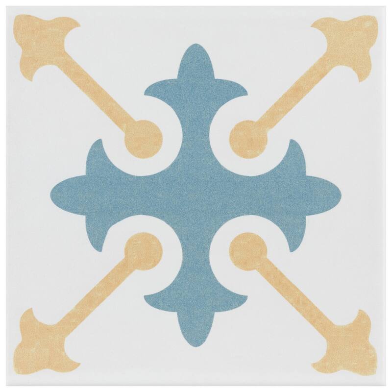Merola Tile Revival Spectrum 7-3/4" x 7-3/4" Ceramic Floor and Wall Tile
