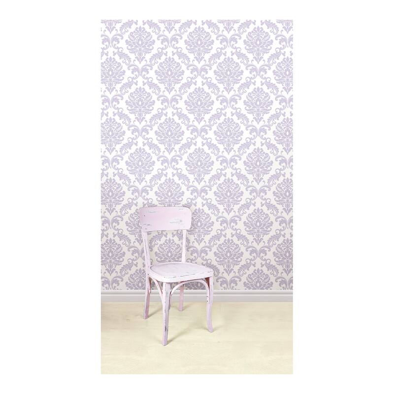 NuWallpaper Purple Ariel Peel & Stick Wallpaper - 216in x 20.5in x 0.025in