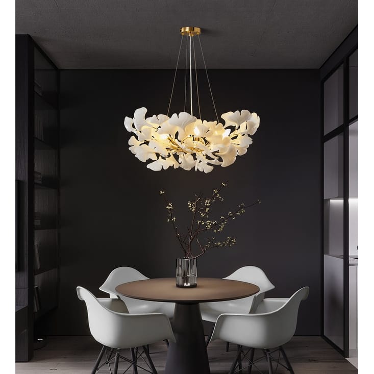 KAYLA Luxury Ginkgo Branch Chandelier for Living Room, Dining Room, Foyer, Kitchen Island