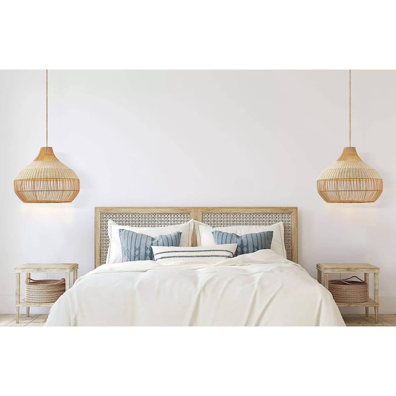 Beatrice Rattan Pendant Light