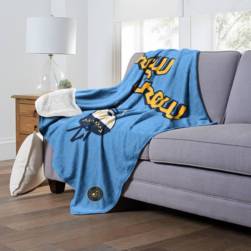 MLB City Connect Silk Touch Sherpa Throw Blanket