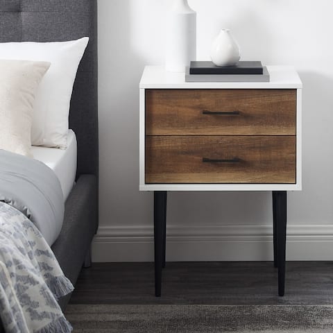 Middlebrook Notto Mid-Century 2-Drawer Nightstand
