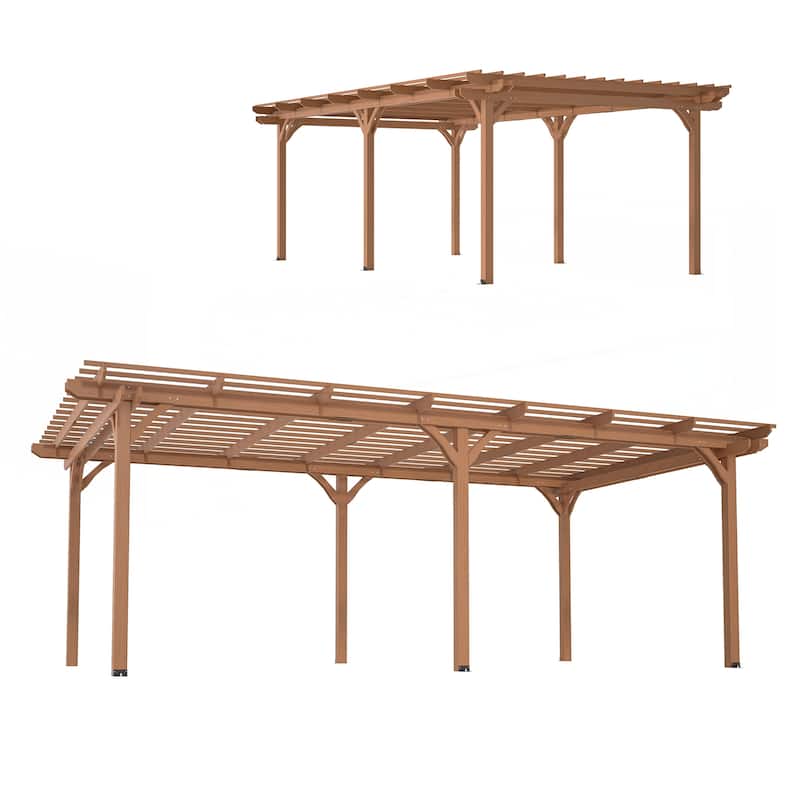 Wooden Grape Pergola for Climbing Plant Support for Garden