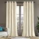 preview thumbnail 16 of 85, Deconovo Velvet Blackout Curtains, 2 Panels, Thermal Insulated 52x63 Inch - Light Beige