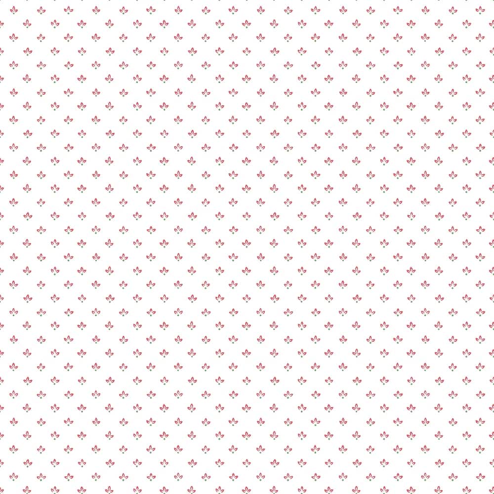 Galerie Wallcoverings Just Kitchens Tri Leaf Motif Vinyl on Non-woven Matte Wallpaper Roll