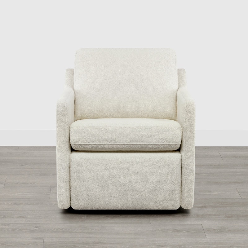 Spruce & Spring Nora Electric Power Swivel Chair with Footrest
