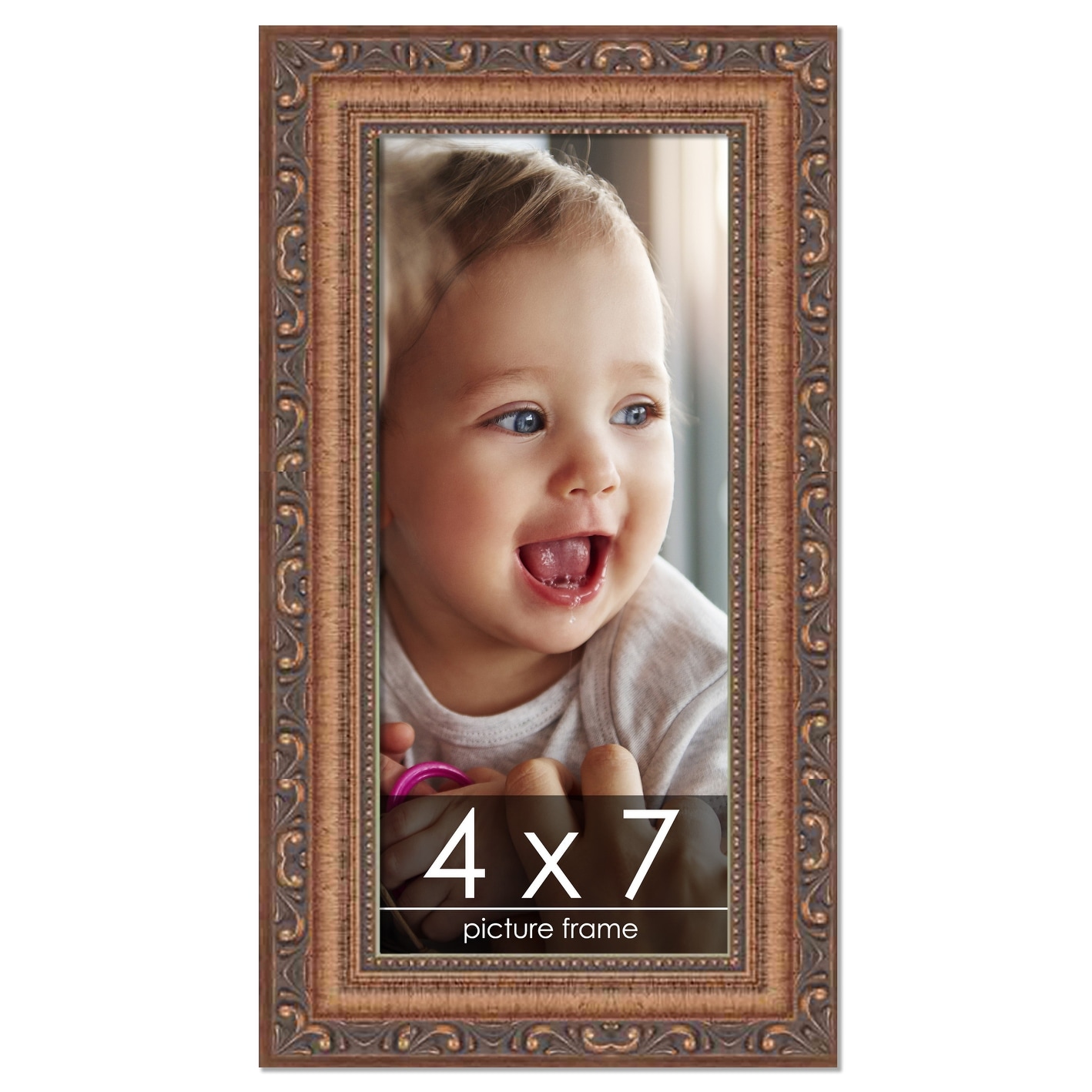 https://ak1.ostkcdn.com/images/products/is/images/direct/18105f7e2a9c6661a294b8882ad614460c842543/4x7-Frame-Gold-Antique-Picture-Frame-with-UV-Acrylic%2C-Foam-Board-Backing%2C-%26-Hardware.jpg
