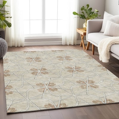 Premium Washable Super Soft Contemporary Tangle Mayfield Rug