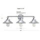 preview thumbnail 72 of 176, JONATHAN Y Florence Metal Shade Sconce