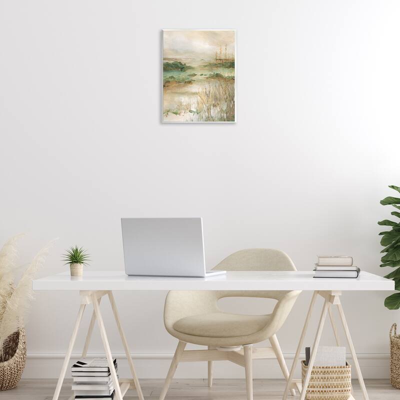 Stupell Abstract Marshland Pond Wall Plaque Art Design By Carol Robinson