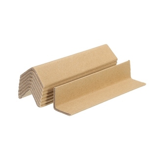 PATIKIL 50-Pack Cardboard Corner Protectors - Adjustable 60x30mm, 4mm Thick For Art, Frame & Shipping Protection