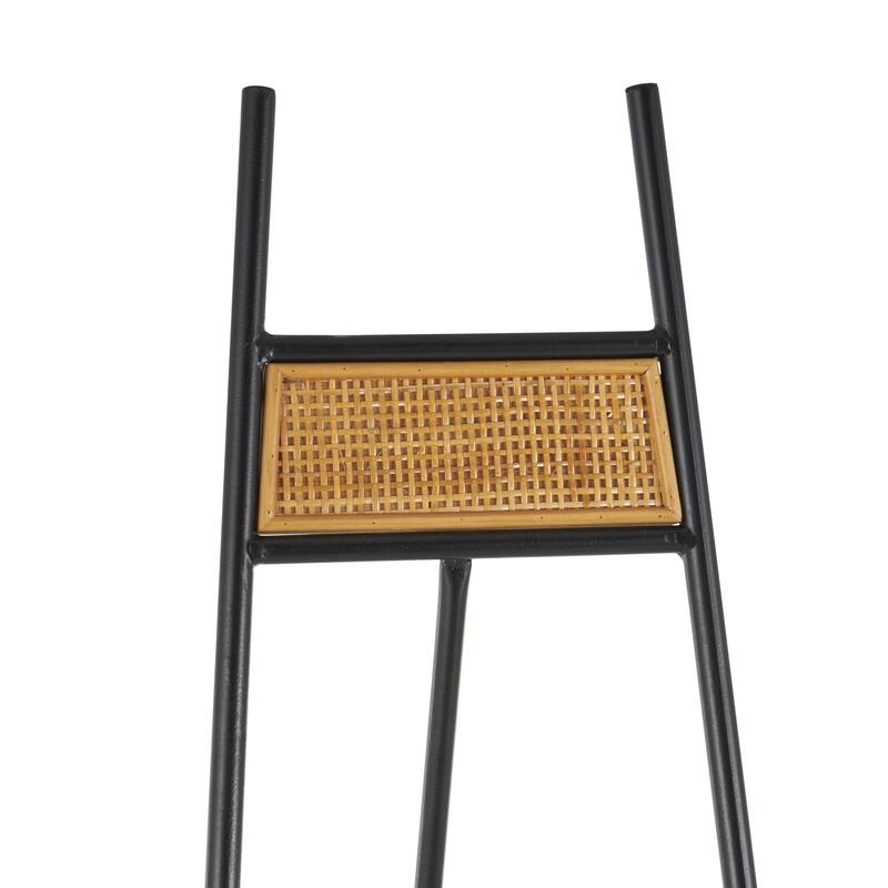 Metal Display Easel with Wood Accents - Black - Roche River Decor