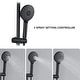 preview thumbnail 6 of 14, YASINU Matte Black 2-Spray Shower System with Handheld shower