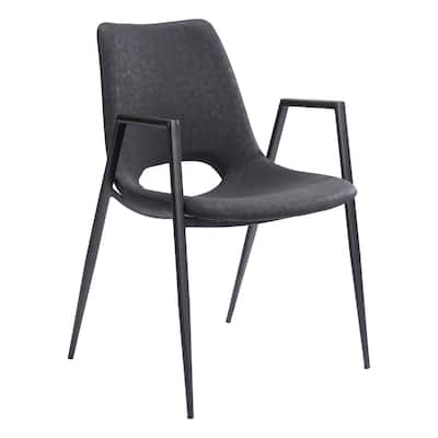 Britley Bay Dining Chair (Set of 2) Black - N/A
