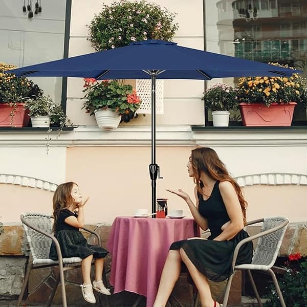 13 inch patio umbrella 13x13 ft / 11x15 ft Outdoor Patio Umbrella