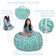 preview thumbnail 107 of 187, Kids Bean Bag Chair Cover Stuffed Animal Storage or Toy Organizer