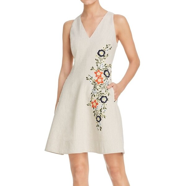 elie tahari a line dress