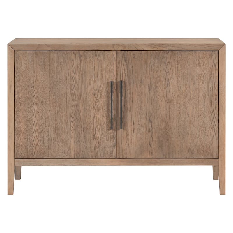 Wooden Cabinet with 2 Metal handles and 2 Doors