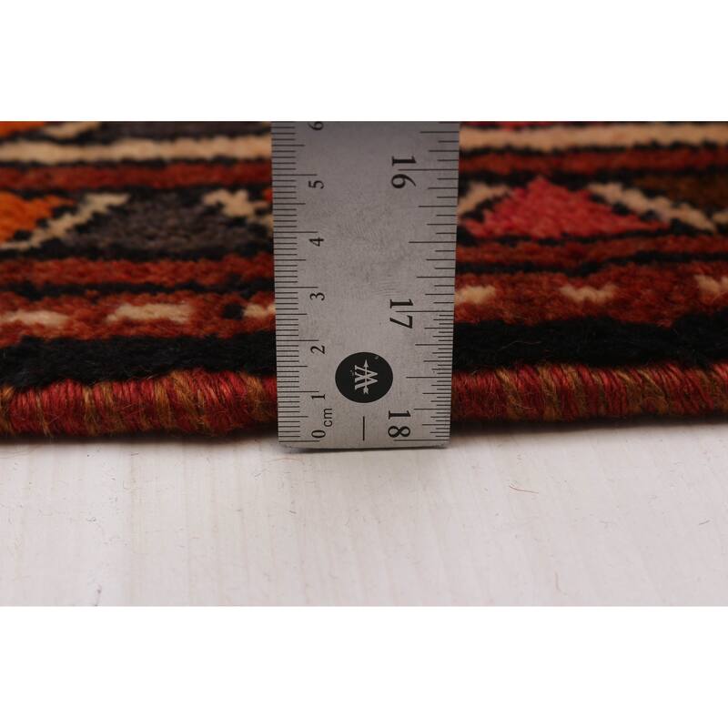 ECARPETGALLERY Hand-knotted Konya Anatolian Black, Red Wool Rug - 3'5 x 10'8