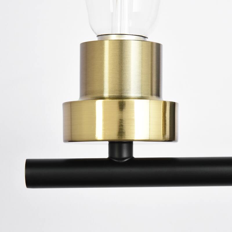 22.83 in. 3-Light Modern Wall Sconce Bathroom Vanity Light with Glass Shade