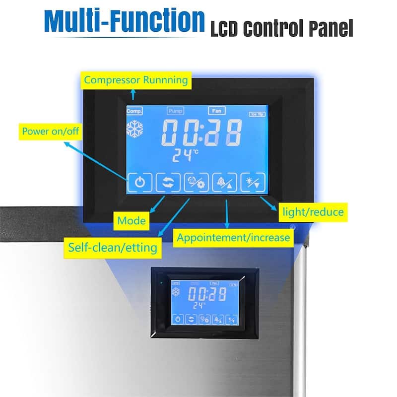 Touchscreen Ice Maker Machine