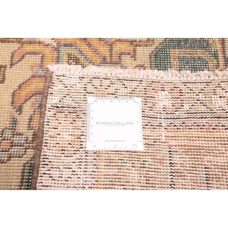 ECARPETGALLERY Hand-knotted Antalya Vintage Copper Wool Rug - 9'6 x 12'6