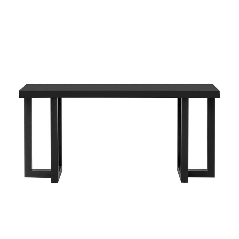 63" Long Console Table with Solid Pine Legs for Entryway Hallway Living Room or Bedroom Use