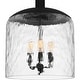 preview thumbnail 4 of 6, Selma 3-Light Matte Black Pendant Light