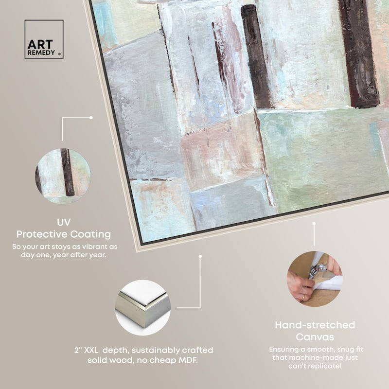 Crossed Lines Canvas Set of 2 by Art Remedy