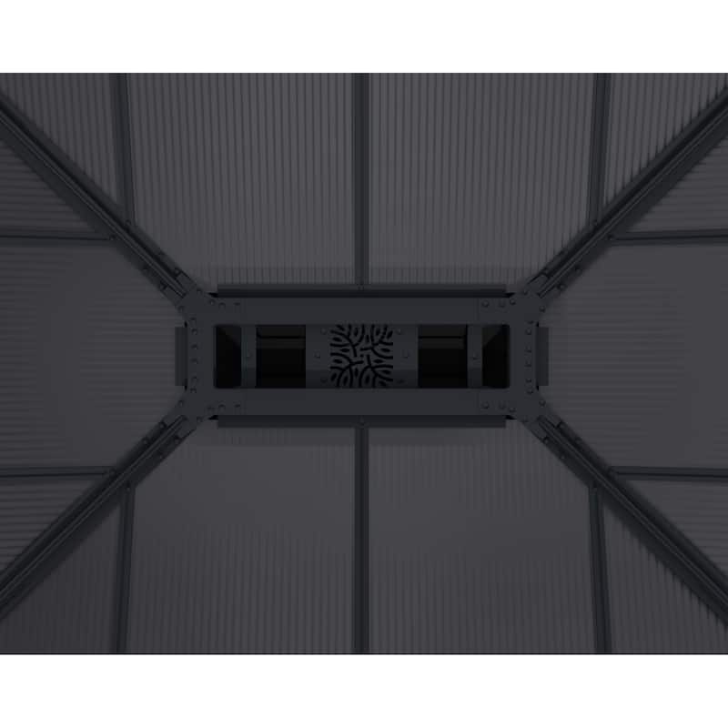 Canopia Colorado 14 ft. Gray/Gray Opaque Outdoor Carport