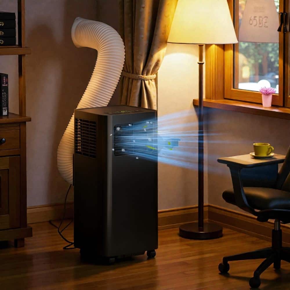 Portable Air Conditioner 10000 BTU. 3 in 1 Cooling Dehumidifier Fan. Remote Control. For Rooms up to 441 Sq Ft