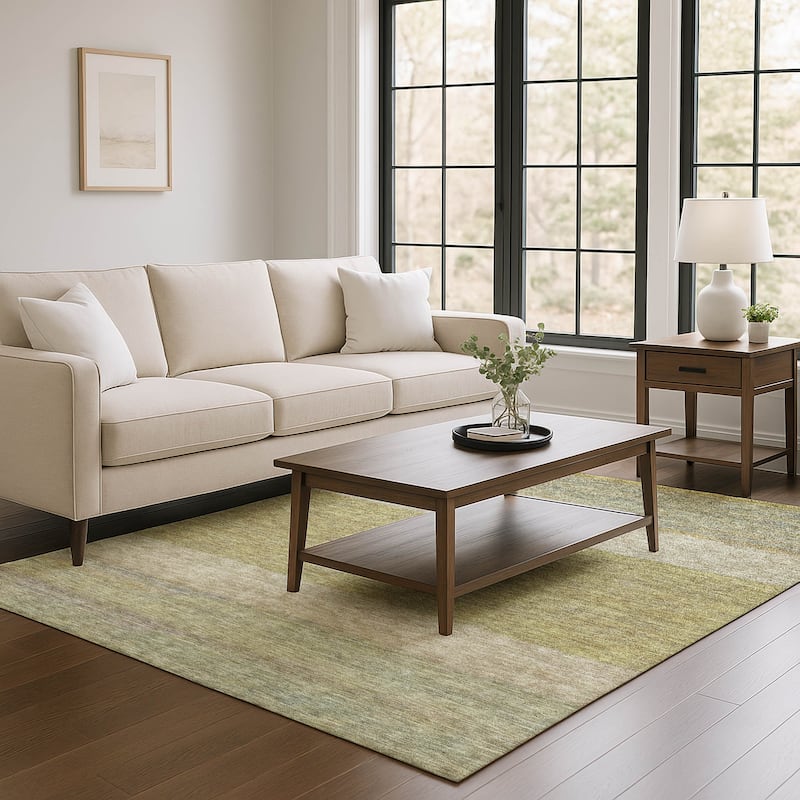 Premium Washable Super Soft Ombre Gabbeh Mayfield Rug - Wheat - 8' x 10'