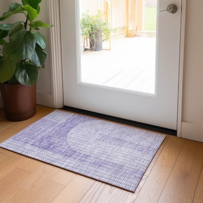 Machine Washable Indoor/ Outdoor Chantille Modern Deco Rug