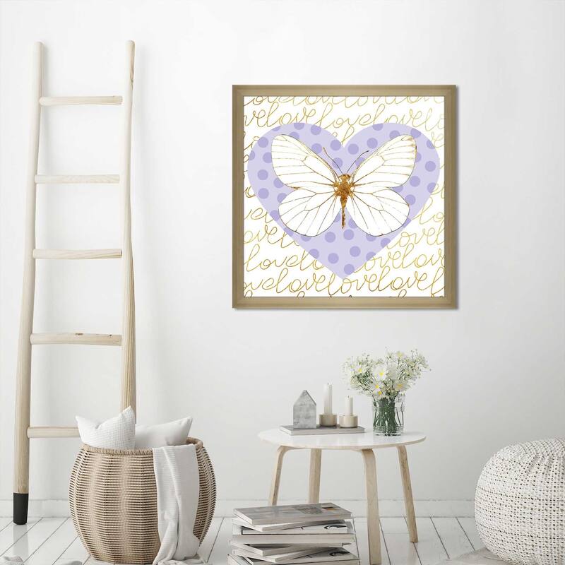 "Butterfly Love (Purple)" by Jodi Print on Acrylic