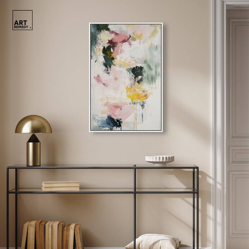 Dripping Colors II Canvas by Art Remedy