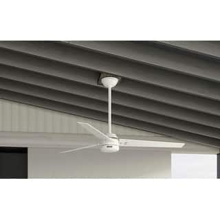 Hunter 60" Cassius ENERGY STAR® Ceiling Fan and Wall Control - Damp Rated - Farmhouse, Transitional, Industrial, Casual