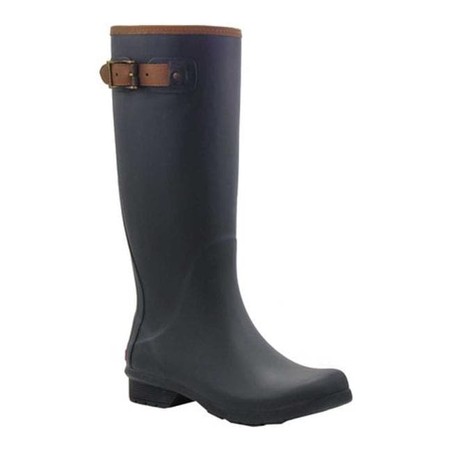 womens tall black rain boots