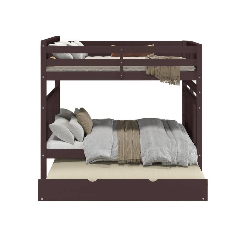 Taylor & Olive Trillium Full over Full Bunk Bed, Full Trundle