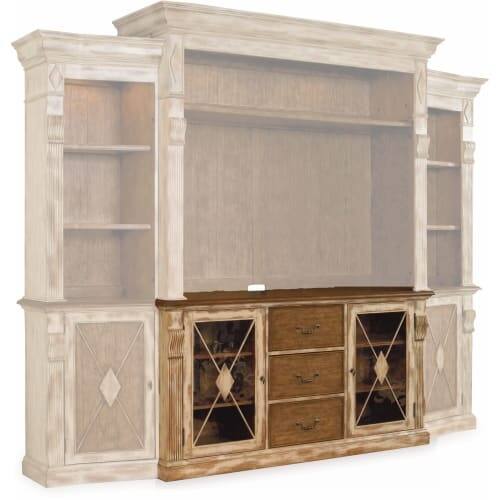 Shop Hooker Furniture 3002 70465 70 1 2 Inch Wide Hardwood Media