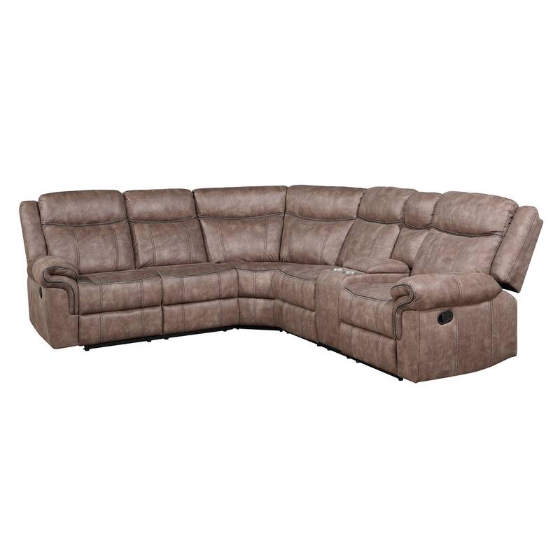 Everwell Sectional Sofa with 2 Cup Holder
