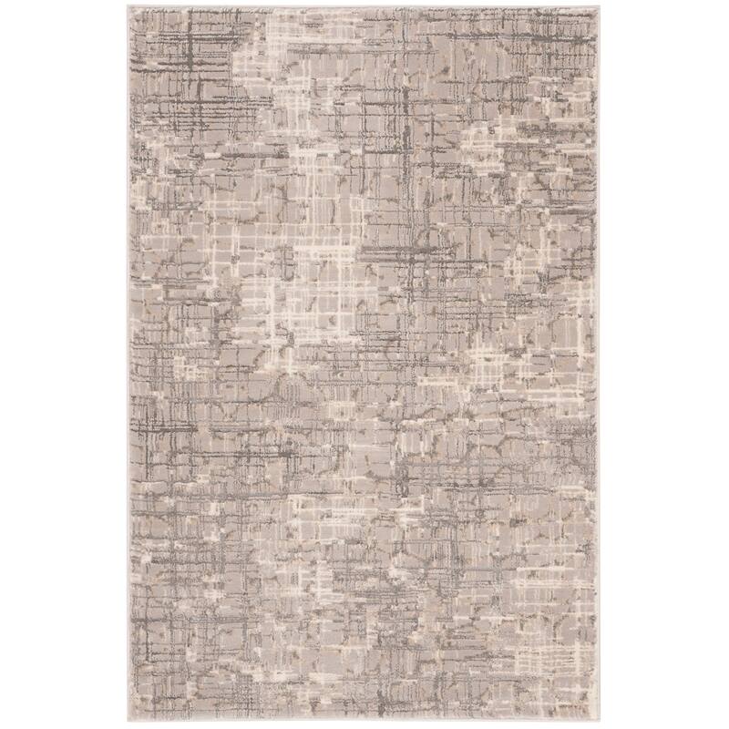 SAFAVIEH Meadow Stan Modern Abstract Grey Area Rug
