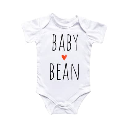 Baby Bean - Baby Boy Girl Clothes Infant Bodysuit Funny Cute Newborn